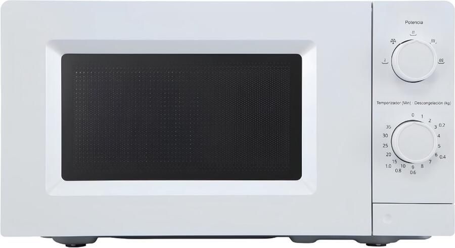 SNJY Magnetron Vrijstaand Microgolf Microwave 5 Standen 19 5 Liter 32 6D x 43 4B x 24 2H cm 700W Wit