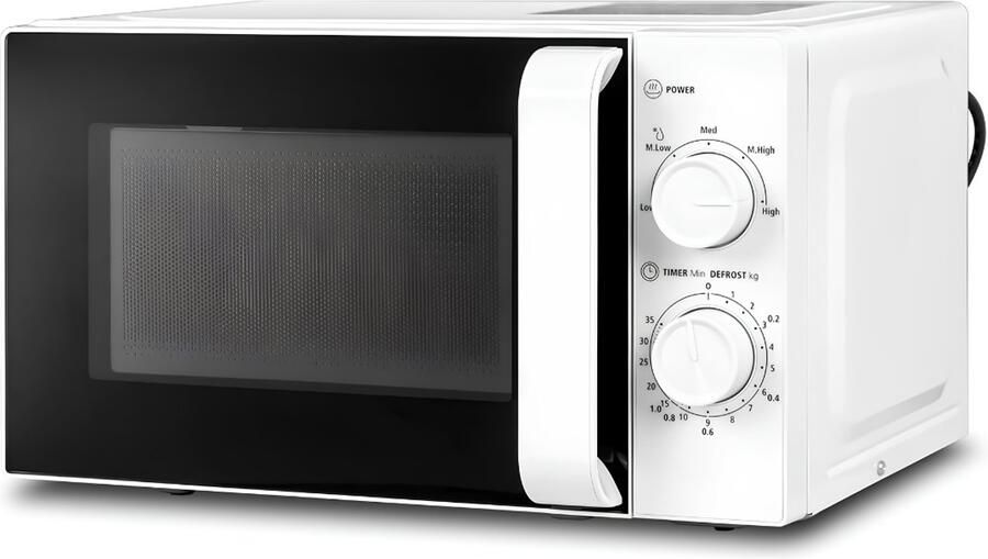 SNJY Magnetron Vrijstaand Microgolf Microwave 5 Standen 20 Liter 36D x 44B x 25 8H cm 700W Wit