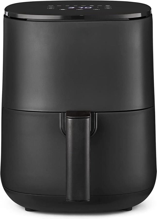 SNJY Mini Airfryer Klein Camping Airfryer 3 Liter 5-in-1 1400W Zwart