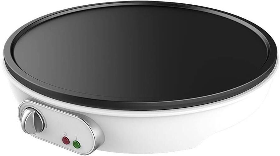 SNJY Pannenkoekenpan Pannenkoekenmaker Crepe Maker 1000 W 30 5cm Wit