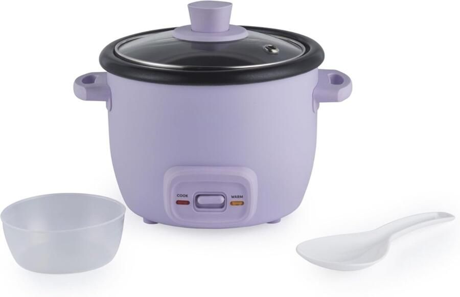 SNJY Rijstkoker Klein Mini Rijstkoker Kleine Rijstkoker 0 4 Liter 250W Paars