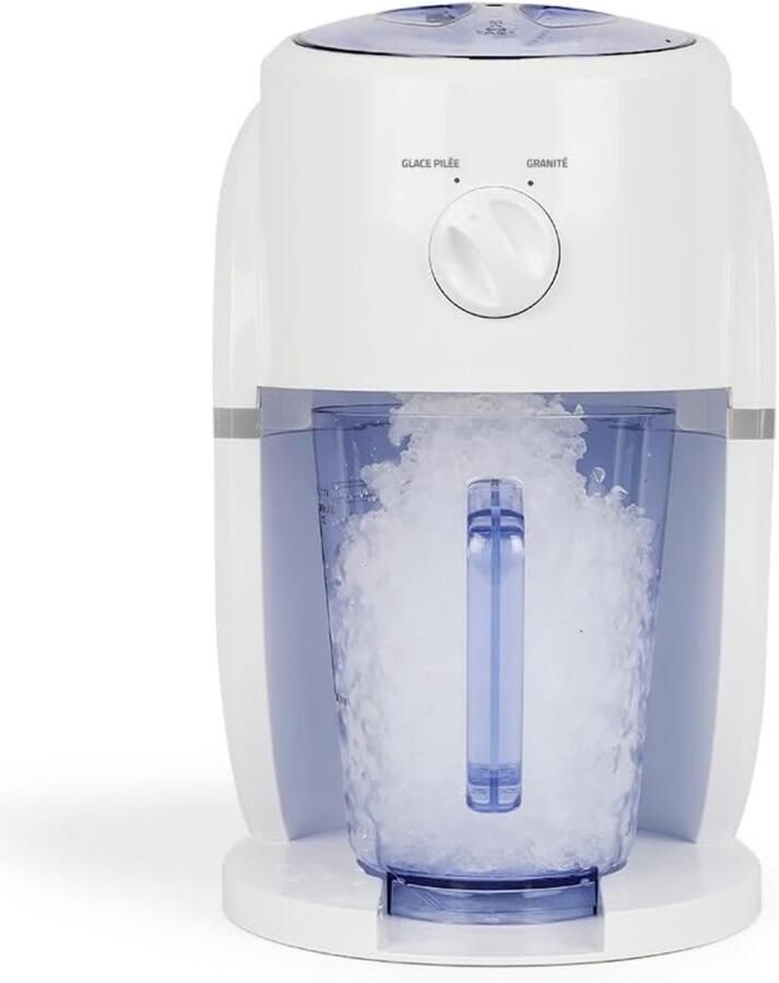 SNJY Slush Machine Slush Puppy Maker Slushy Maker 2-in-1 1L 25W Wit
