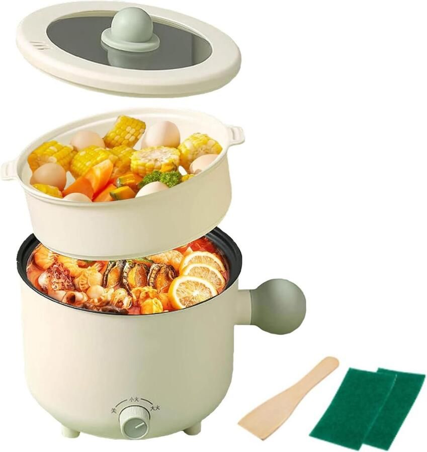 SNJY Stoomkoker Foodprocessor Multicooker 600 W Wit
