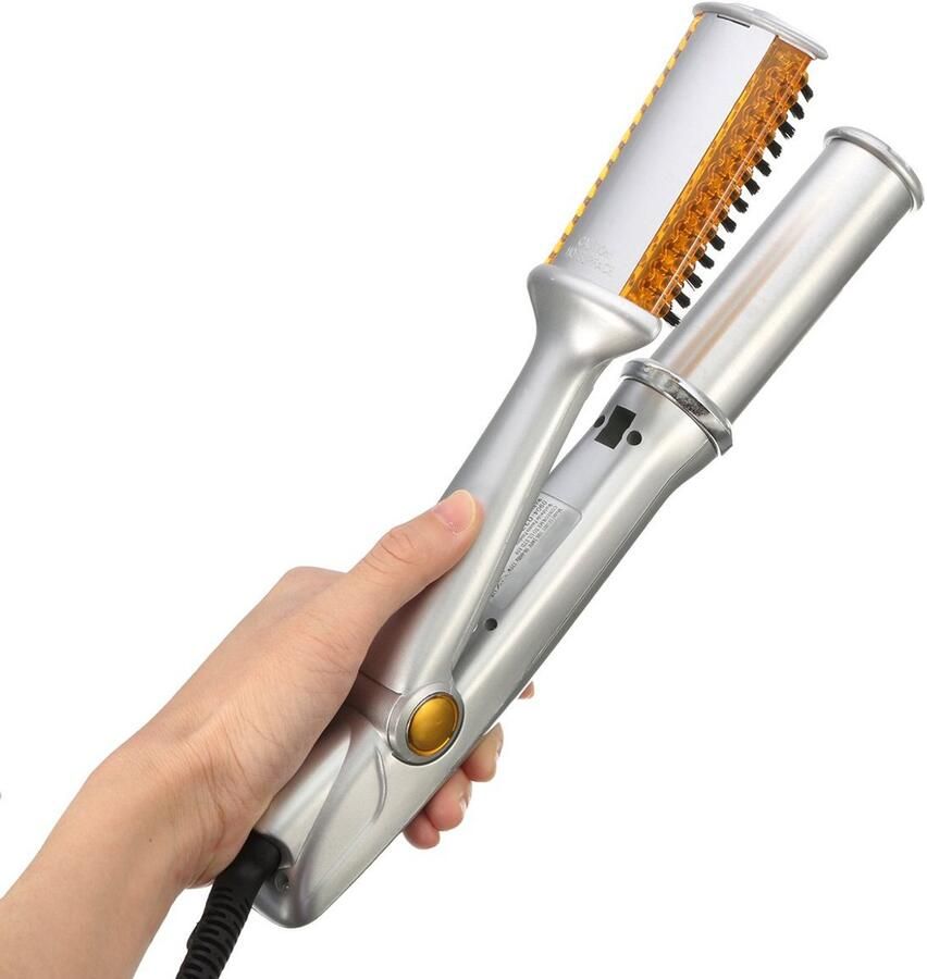 SNQ 2-in-1 Krultang met Automatische Rotatie Snel Opwarmen Stijl- en Krulfunctie Veilig en Draagbaar Voor Thuis Salon en Reizen