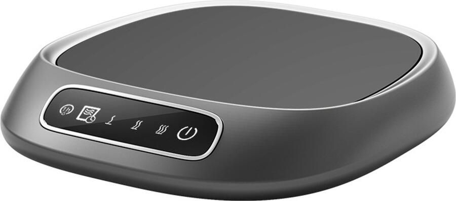 SNQ Draadloze koffiekopjeswarmer met aanraakbediening USB-C-voeding 3 temperatuurinstellingen Ultradun verwarmingskussen van 55 °C Zwart Geschikt voor koffie thee melk en warme dranken