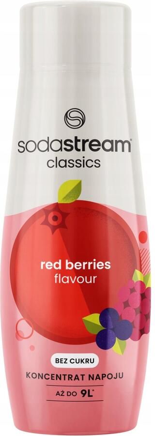 SodaStream Red Berries Sirop Concentraat 440 ml Gazwater Milieubescherming