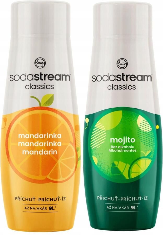 SodaStream Zestaw Syropów Mandarynka Mojito 2 stuks