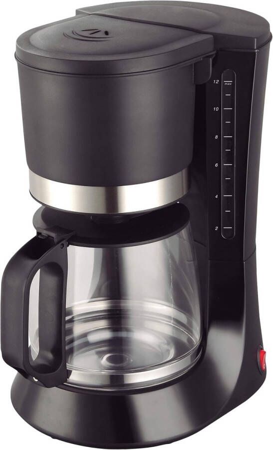 Sokany Druppelkoffiezetapparaat 1 2L – 10 tot 12 Kopjes – Met Glazen Kan – Warmhoudfunctie – Automatische Temperatuurregeling – 900 Watt – Zwart – Koffiemachine voor Thuis of Kantoor