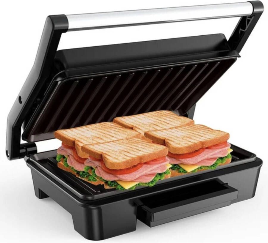 Sokany SK-223- 850W- Contact Grill -Sandwich Toaster- Panini Maker -Electric Grill