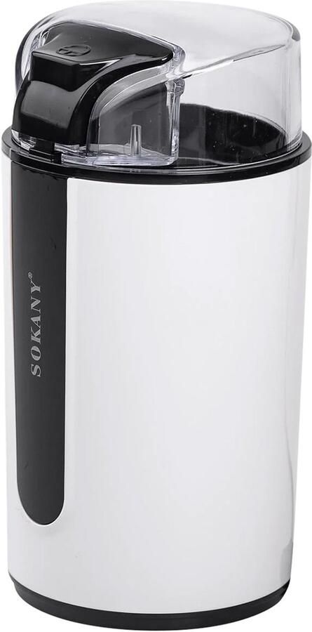 Sokany Elektrische Koffiemolen 200W Capaciteit 75g Noir Blanc