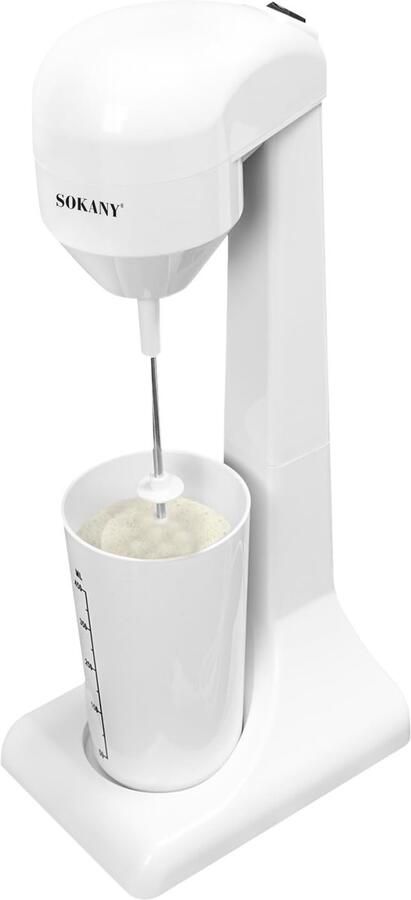 Sokany MacMilkshake Machine 450ml 100W Snel en Compact Wit