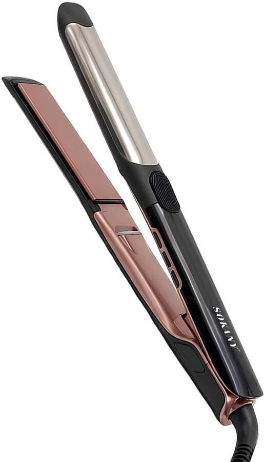 Sokany Stijltang 65W met LED Scherm 6 Temperatuurniveaus Snel Opwarmen Noir rose