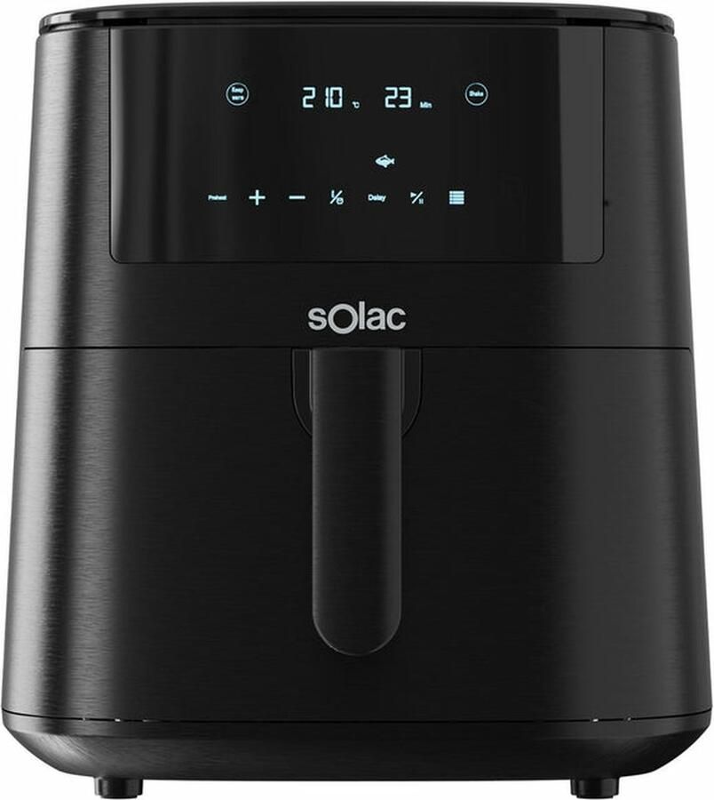 Solac FA1521 Enkel 7 l Vrijstaand 1650 W Heteluchtfriteuse Zwart