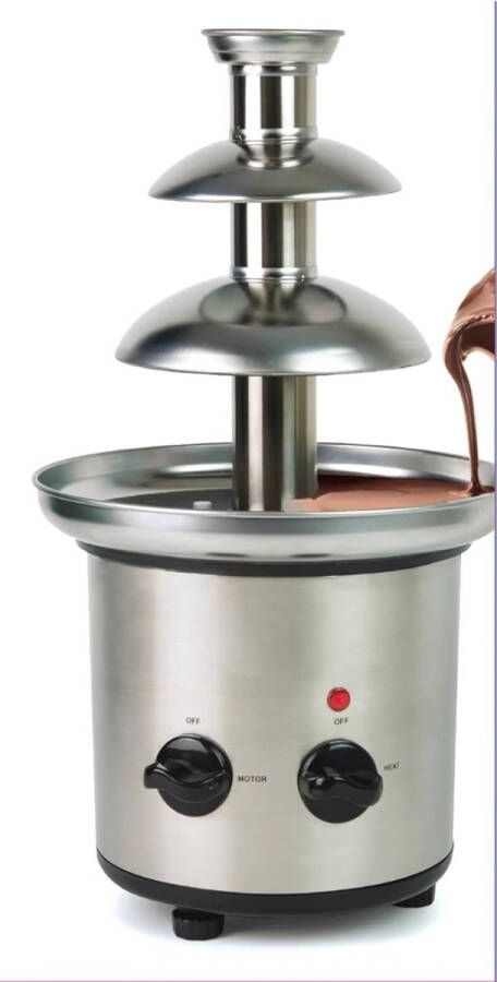 Solacis Chocoladefontein Chocolade fontein Chocolade fondue Chocolade smelter Chocolade verwarmer Must have voor elke gelegenheid!