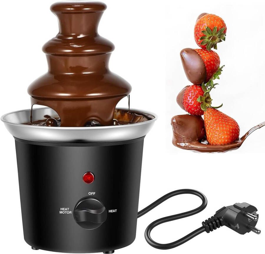 Solacis Chocoladefontein Chocolade fontein Chocolade fondue Chocolade smelter Chocolade verwarmer Must have voor elke gelegenheid!