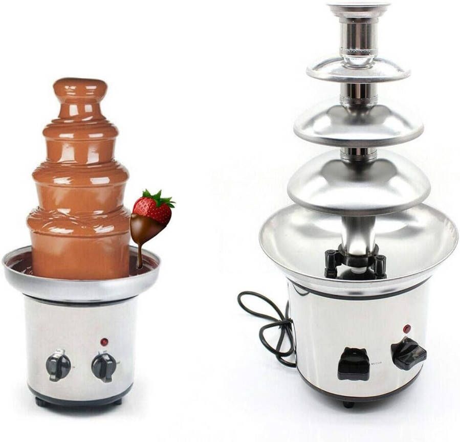 Solacis Chocoladefontein Chocolade fontein Chocolade fondue Chocolade smelter Chocolade verwarmer Must have voor elke gelegenheid!