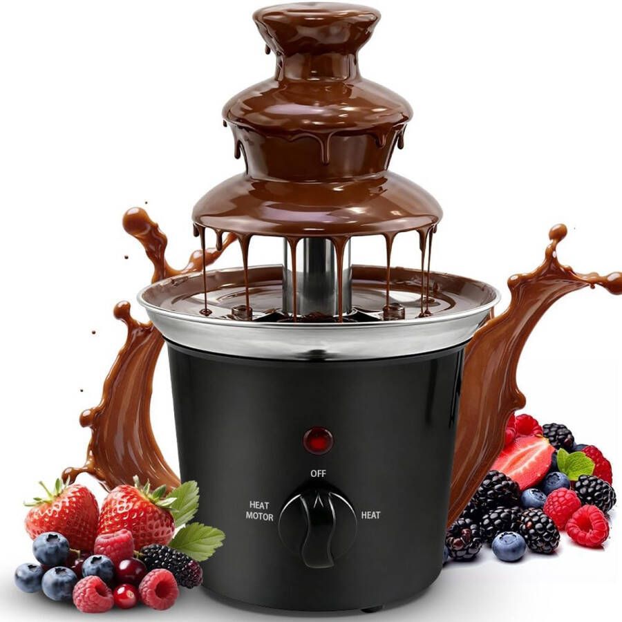 Solacis Chocoladefontein Chocolade fontein Chocolade fondue Chocolade smelter Chocolade verwarmer Must have voor elke gelegenheid!