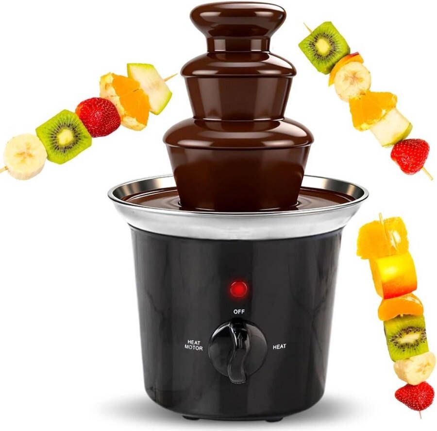 Solacis Chocoladefontein Chocolade fontein Chocolade fondue Chocolade smelter Chocolade verwarmer Must have voor elke gelegenheid!
