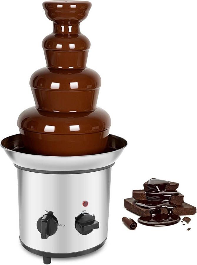 Solacis Chocoladefontein Chocolade fontein Chocolade fondue Chocolade smelter Chocolade verwarmer Must have voor elke gelegenheid!