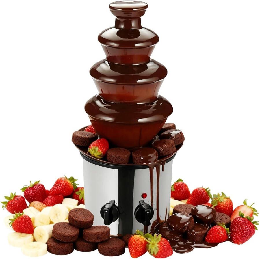 Solacis Chocoladefontein Chocolade fontein Chocolade fondue Chocolade smelter Chocolade verwarmer Must have voor elke gelegenheid!