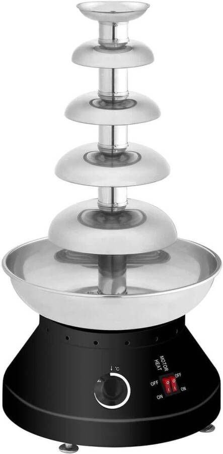 Solacis Chocoladefontein Chocolade fontein Chocolade fondue Chocolade smelter Chocolade verwarmer Must have voor elke gelegenheid!