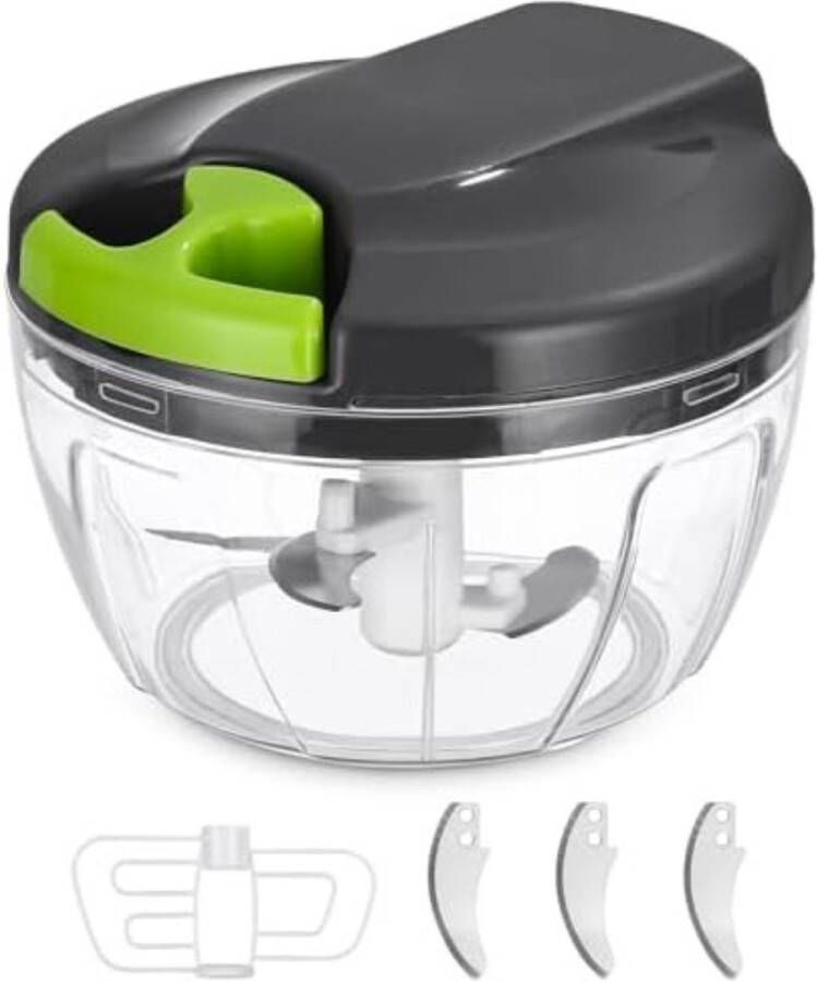 Solacis Groentehakker Uiensnijder Uienhakker Groentesnijder Handmatig Hakmolen Must have voor in de keuken!