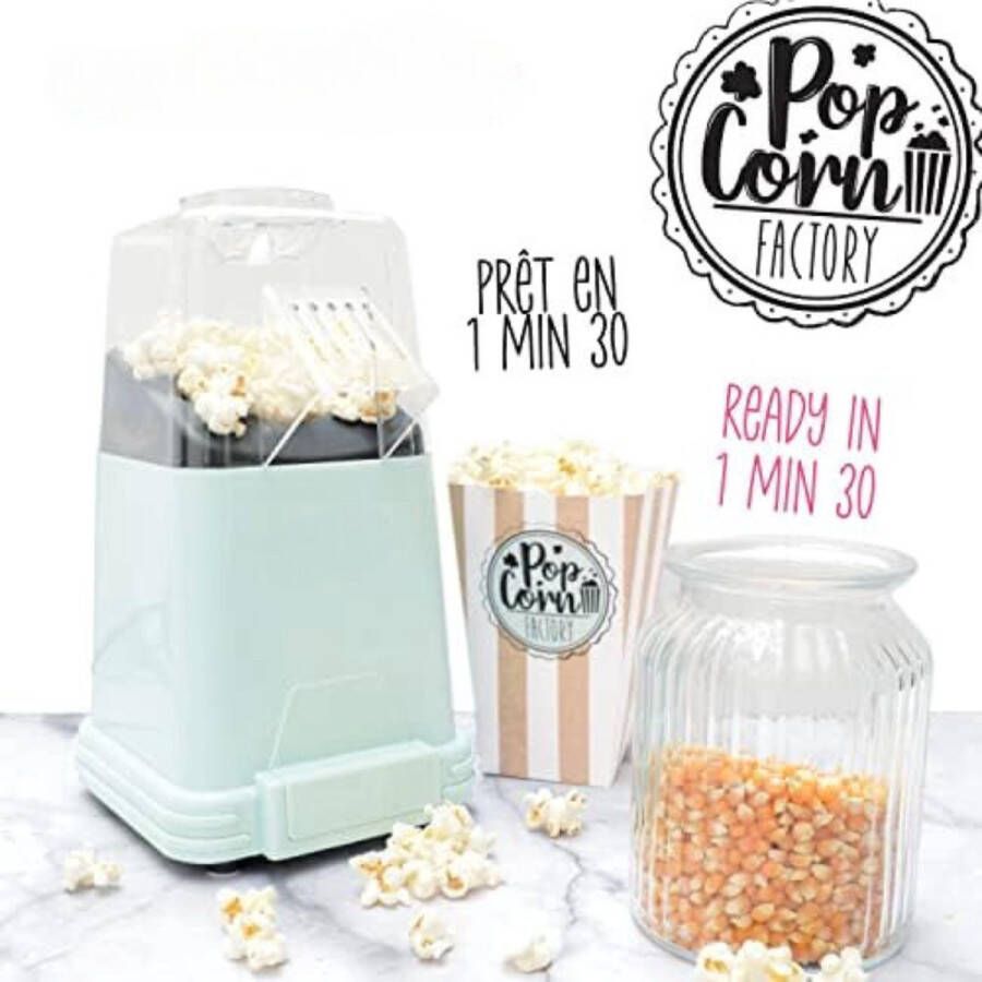 Solacis Popcorn machine Popcorn Popcornmakers Popcornmachine 1100W Zonder olie of boter Perfect voor een feestje!