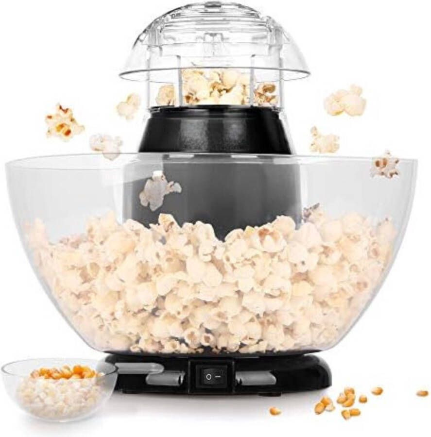 Solacis Popcorn machine Popcorn Popcornmakers Popcornmachine 1200W Zonder olie of boter Perfect voor een feestje!