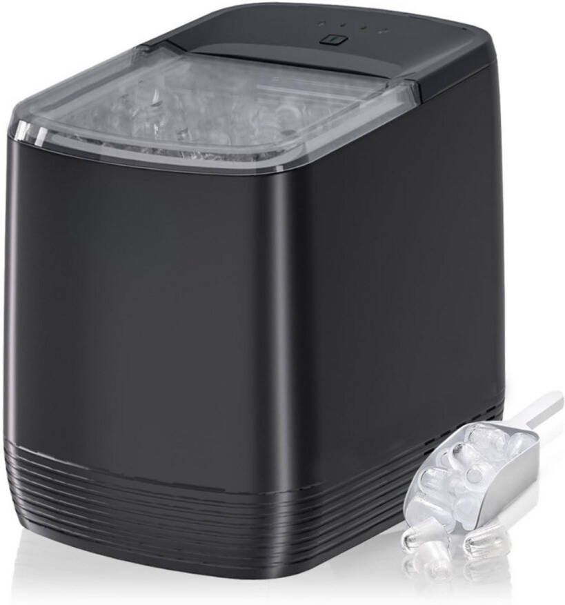 Solene IJsblokjesmachine IJsblokjesmaker Ice Cube Maker – Zelfreinigende Functie Met IJsschep Watertank Draagbaar Voor Thuis Feest Kantoor