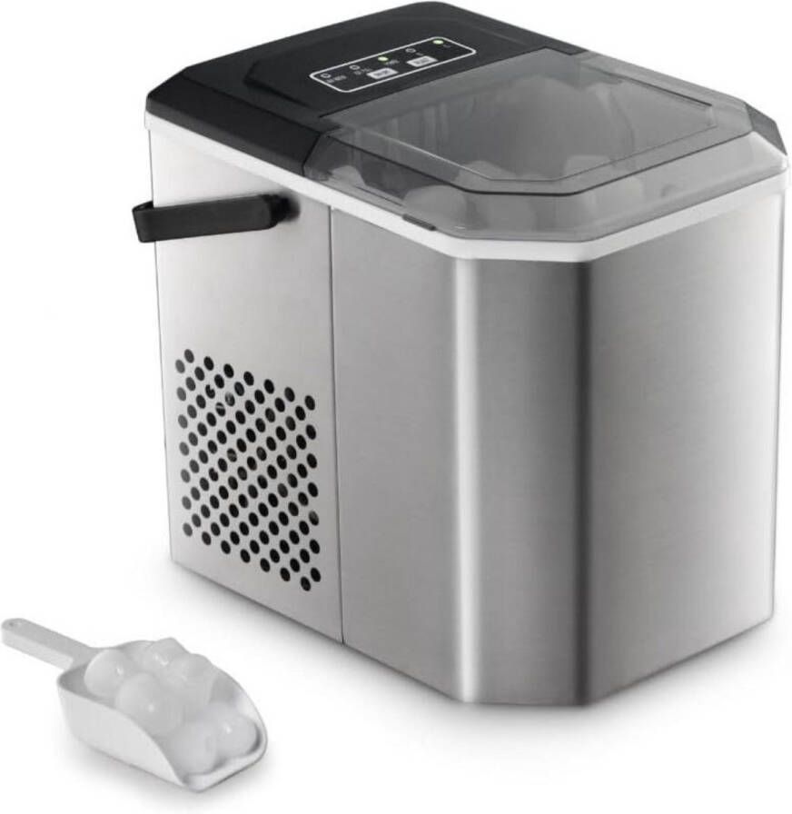 Solene IJsblokjesmachine IJsblokjesmaker Ice Cube Maker – Zelfreinigende Functie Met IJsschep Watertank Draagbaar Voor Thuis Feest Kantoor