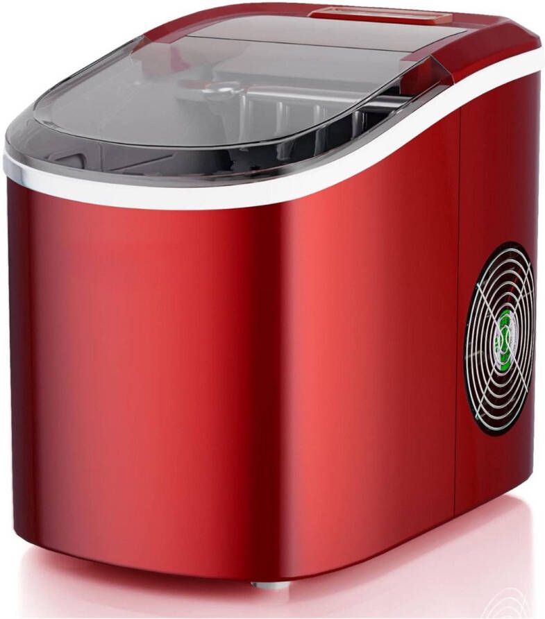 Solene IJsblokjesmachine IJsblokjesmaker Ice Cube Maker – Zelfreinigende Functie Met IJsschep Watertank Draagbaar Voor Thuis Feest Kantoor