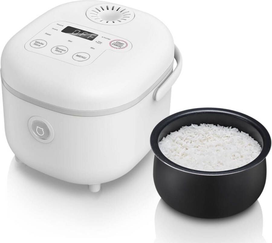 Solene Rijstkoker Met Stomer Warmhoudfunctie Multicooker Rice Cooker 2 Tot 5 Personen Elektrische Rijstkoker Compact En Handig In Gebruik