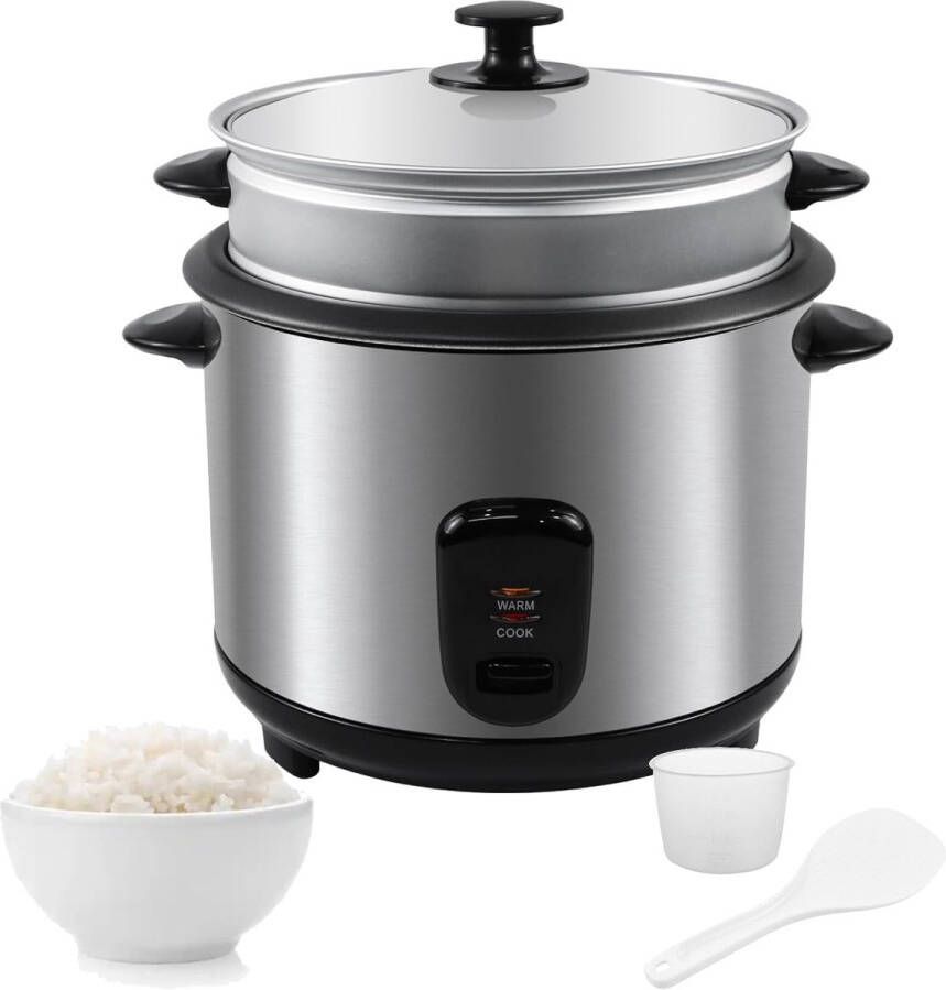 Solene Rijstkoker Met Stomer Warmhoudfunctie Multicooker Rice Cooker 2 Tot 5 Personen Elektrische Rijstkoker Compact En Handig In Gebruik