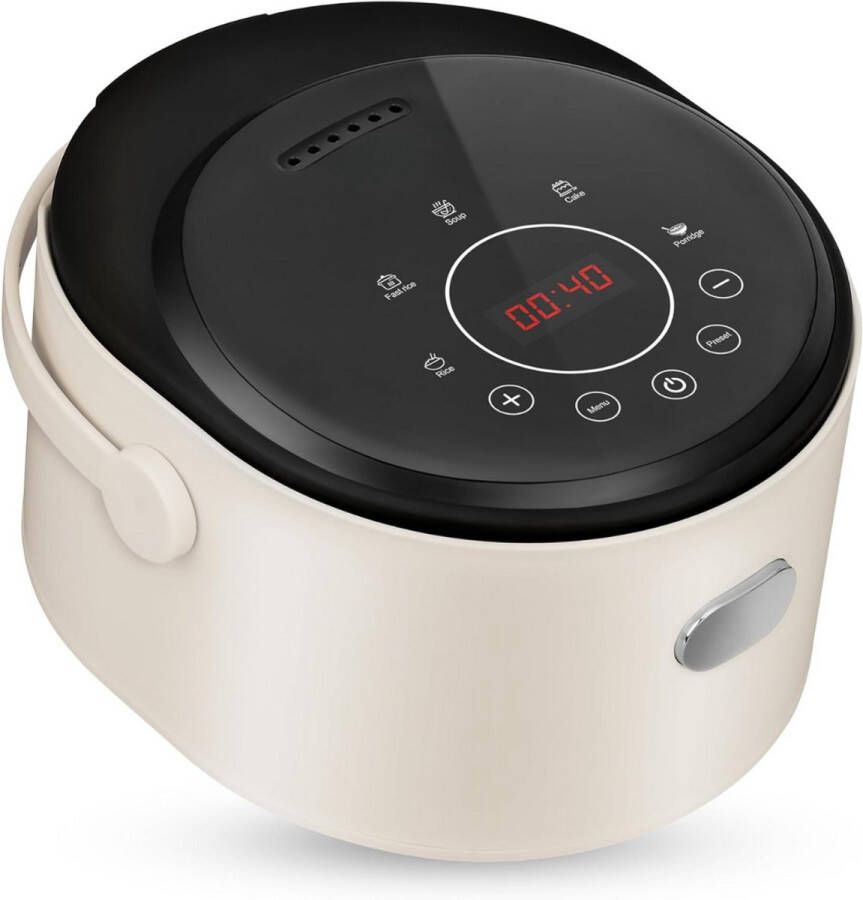 Solene Rijstkoker Met Stomer Warmhoudfunctie Multicooker Rice Cooker 2 Tot 5 Personen Elektrische Rijstkoker Compact En Handig In Gebruik