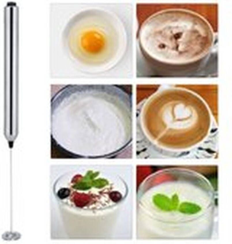 Solid Gadgets Melkopschuimer Handmatige Melkopschuimer RVS Melkopklopper Matcha Klopper Elektrische Melkopschuimer handmatig Schuimklopper Koffie Koffieschuimer - Foto 3