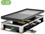 Solis 3 in 1 Tafelgrill 7911 Gourmetstel 10 Personen Raclette Gourmet Set Bakplaat Gourmetten Zilver Zwart - Thumbnail 2