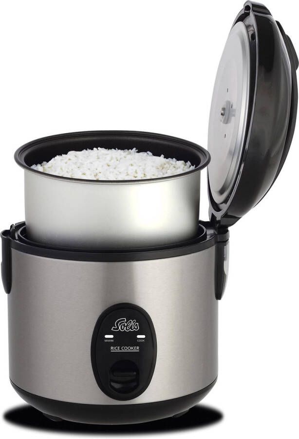 Solis Compact Rice Cooker 821 Rijst Koker Rice Cooker 4 Porties Zilver