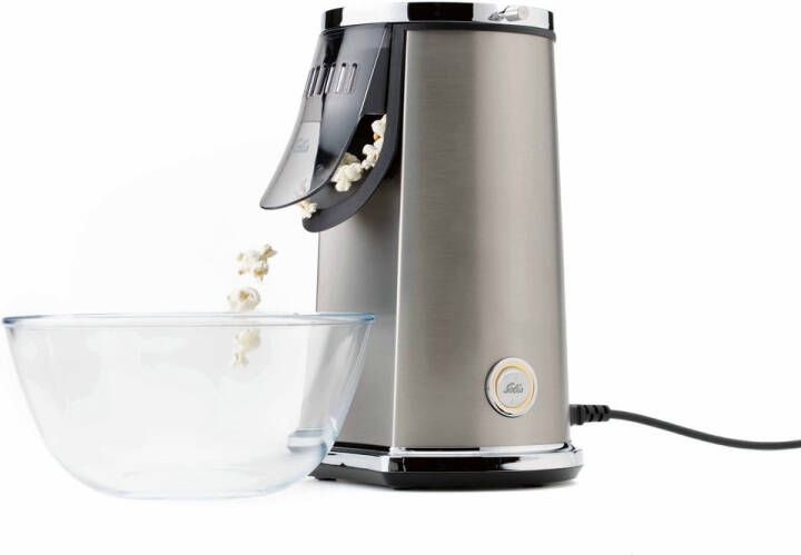 Solis Pop & Fun Popcorn Maker Popcorn Machine Zonder Olie Popcornmachine RVS Popcornmaker