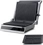 Solis Wafel & Contactgrill Pro Grill Apparaat met Verwisselbare Platen 5 Grillprogramma's Tosti Apparaat Wafelijzer Panini Grill RVS - Thumbnail 2