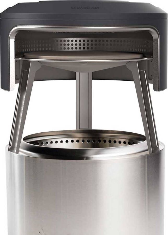 Solo Stove Pi Pizza oven voor bonfire uit RVS