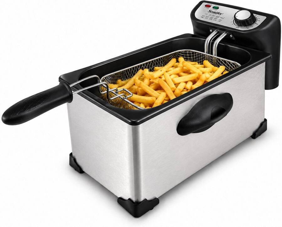 Sonifer SF-1001 Friteuse 3 Liter 2200 Watt RVS - Foto 2