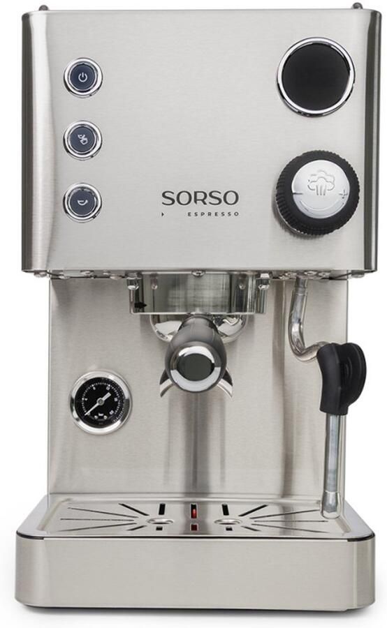 SORSO Espresso machine Roestvrij staal