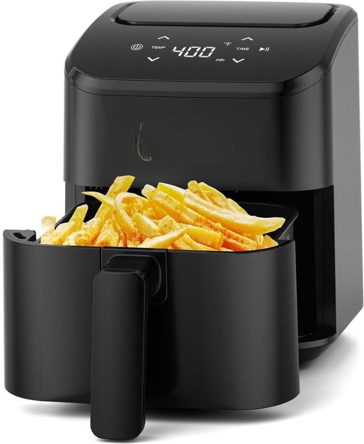 Niva Airfryer Digitaal display Heteluchtfriteuse Zwart 25cm x 20cm x 25cm