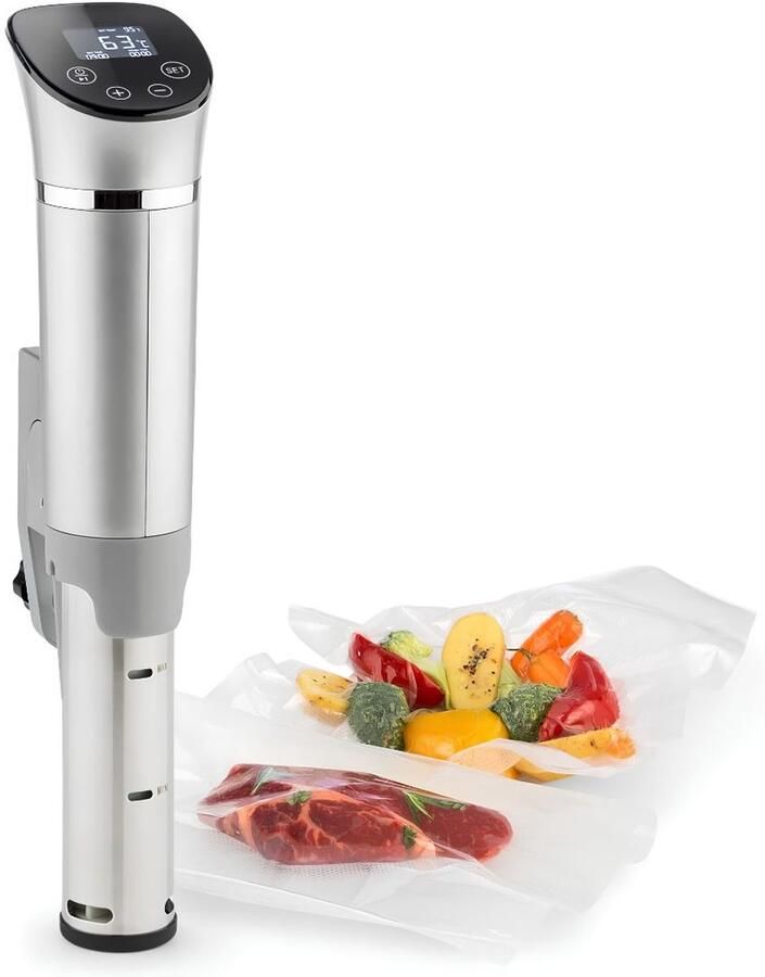 SP Slowcooker Elektrische Stoompan UltraCompact Zilver 13cm x 9cm x 42cm