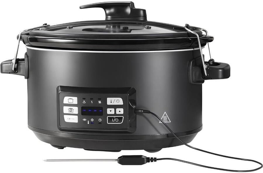 SP Slowcooker Elektrische Stoompan UltraCompact Zwart 20cm x 40cm x 30cm
