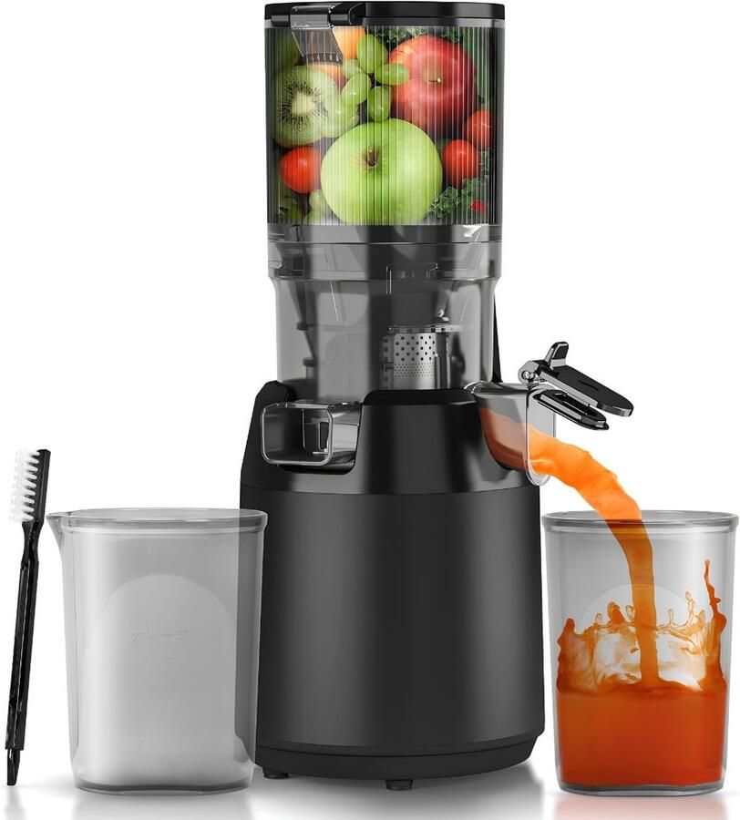 SP Slowjuicer Sapcentrifuge FiberBoost-Technologie Zwart 21cm x 20cm x 44cm