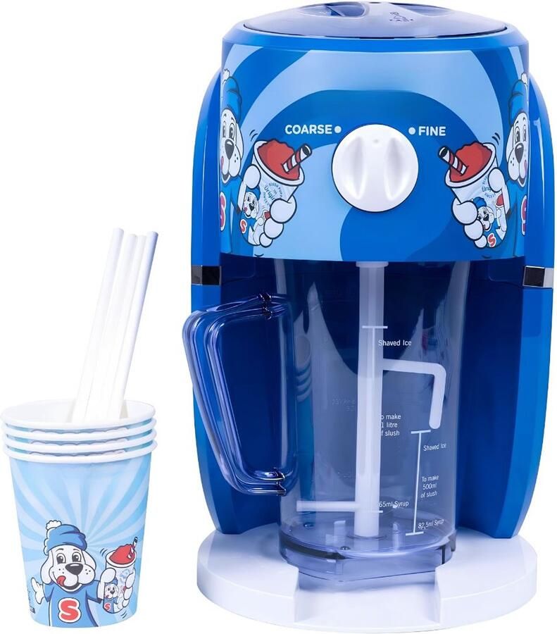 SP Slush Puppy Maker 1L Capaciteit Slushy Maker Slushy Machine Blauw 38cm x 26cm x 25cm
