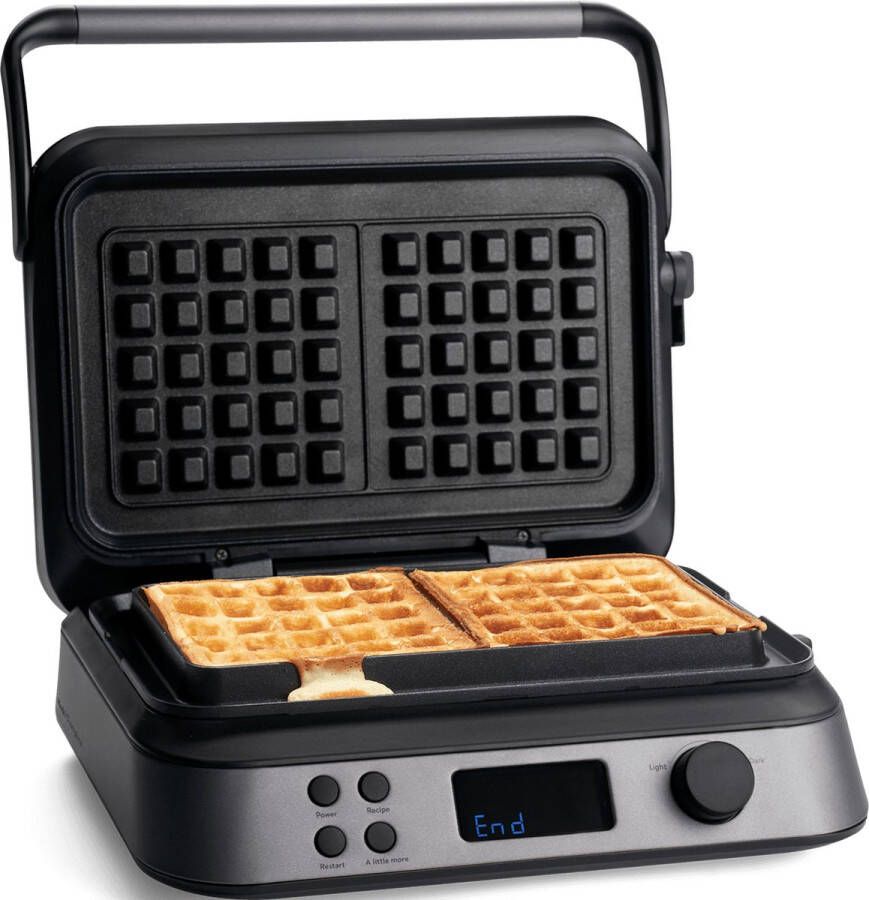 Springlane Wafelijzer Wanda Wafelmaker Met Anti-aanbaklaag Voor Twee Wafels Incl Receptenboekje 1600W