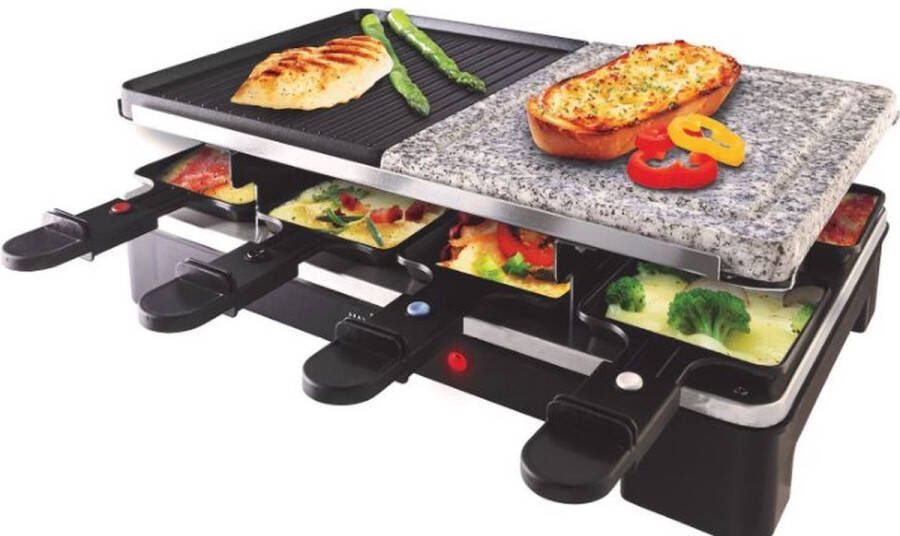 StarQ Raclette-Grill met granieten grillsteen