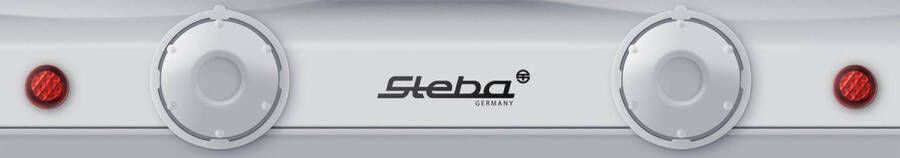 Steba Germany Steba KF150 2 pits elektrische kookplaat 2300 Watt Wit - Foto 2